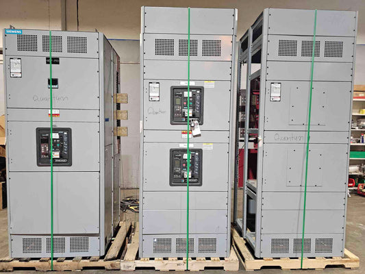 Siemens 3000A Cubicle Bus Switchgear Lineup 1x 3000A Main 2x 2500A Dist WLL2D330 & WLL2D325 (112753).