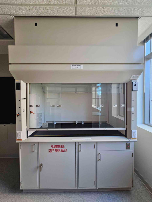 6' Fisher Hamilton "Concept" Fume Hood with Polymer Lining A+ Condition (112868)