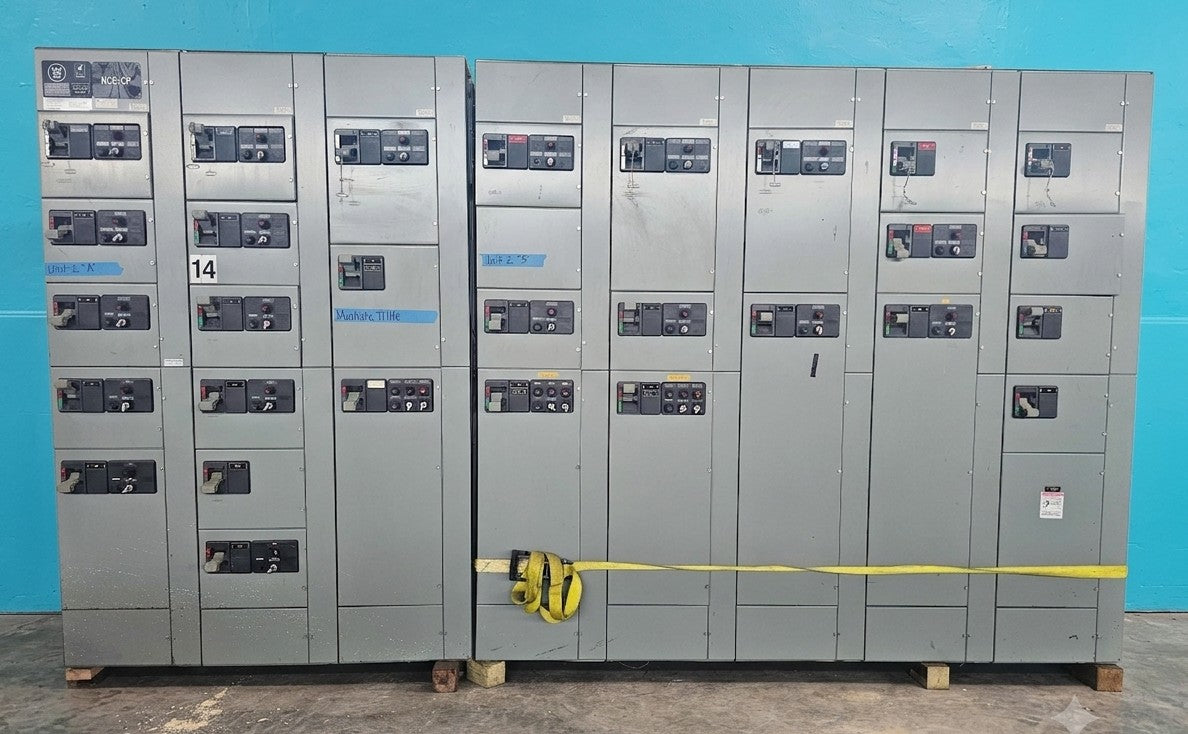Westinghouse Advantage Motor Control Center MCC 480V 3PH 600A 65kA 8-Sec Cutler Eaton