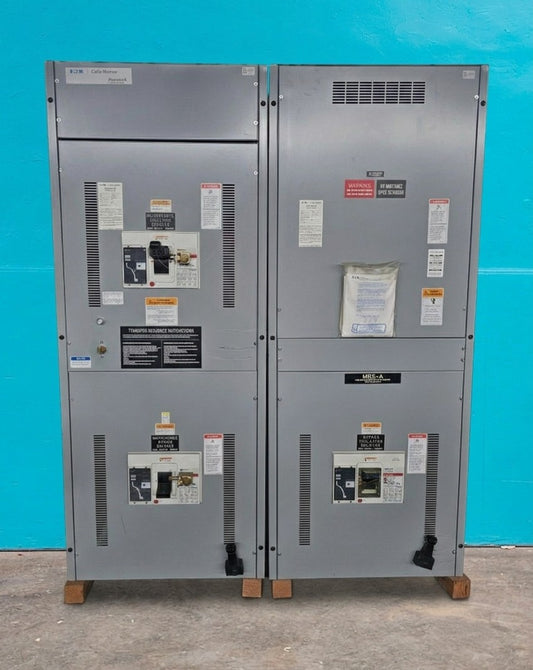 Eaton Cutler Hammer 1600A Switchboard 3x 1600 Amp RD Breakers UPS Bypass 480V