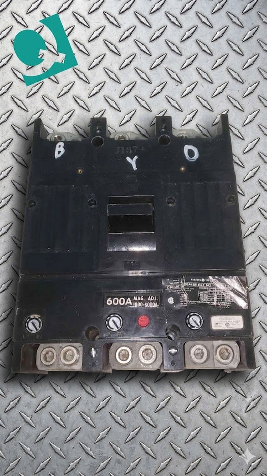 GE TJK636F000 600 Amp 3 Pole 600V Circuit Breaker TJK636F TJK J600 600A Lugs (SKU: 113391)