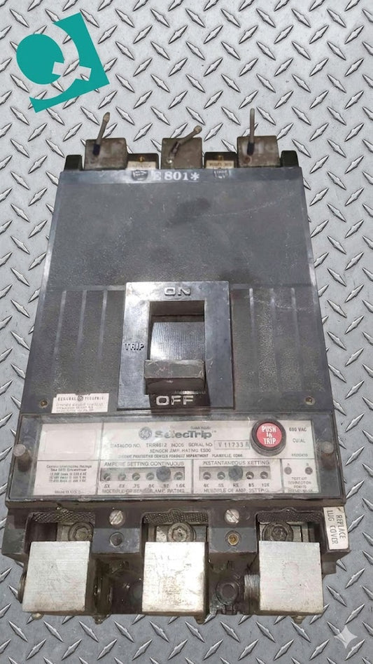 GE 1200A 600VAC 3 Pole Breaker TKR4612 (SKU: 112294)