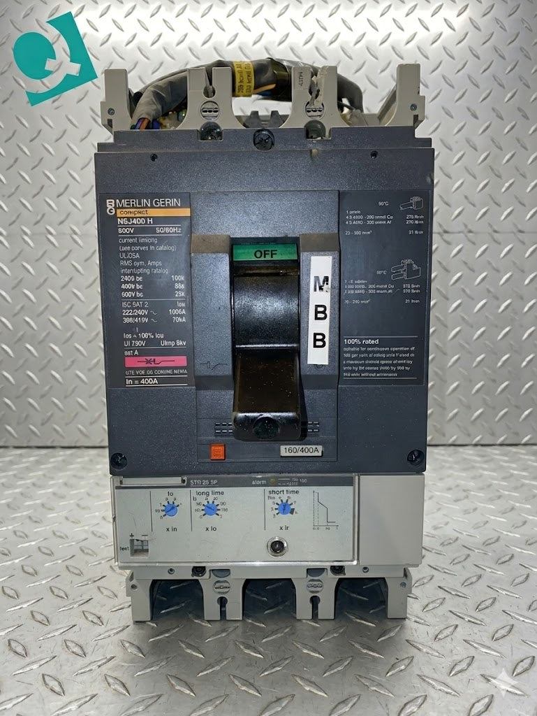 400A Merlin Gerin NSJ400 H Circuit Breaker(S6LLST1366)