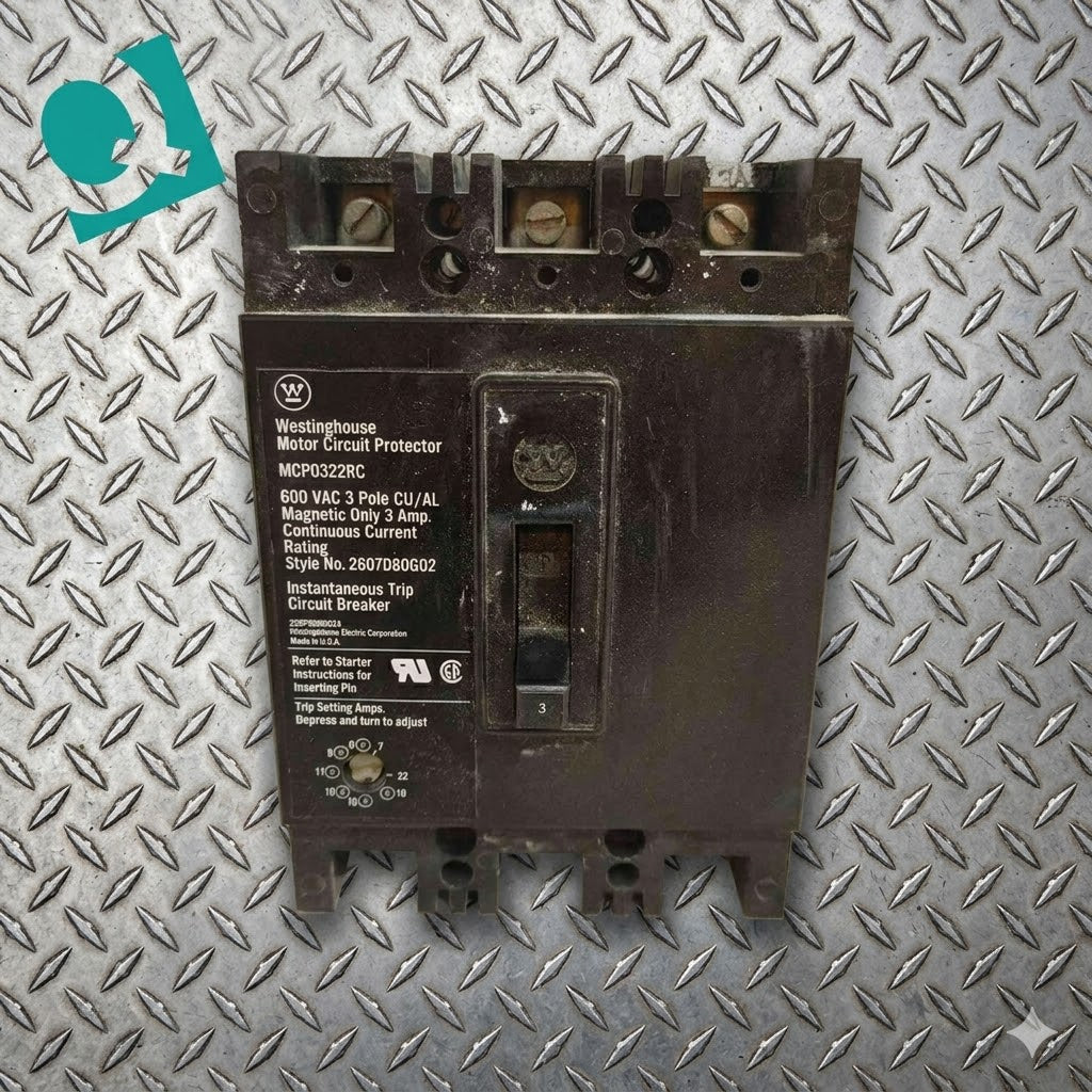 Westinghouse Motor Circuit Breaker Protector 3A 3POLES 600V (SKU: 110226)