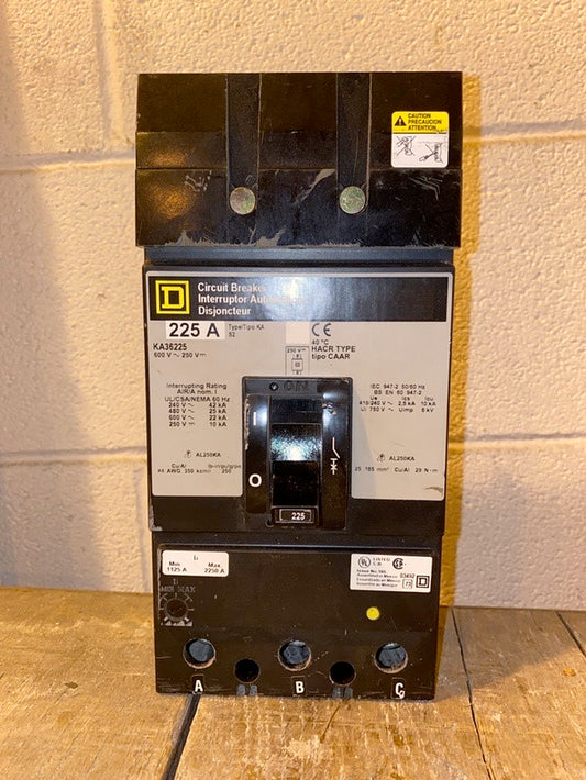 Square D, KA36225, 225A(S6LLST1334)