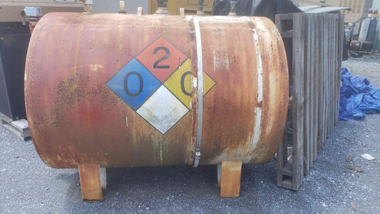 500 Gallon Diesel Fuel Storage Tank Horizontal Cylinder (SKU: 109301)