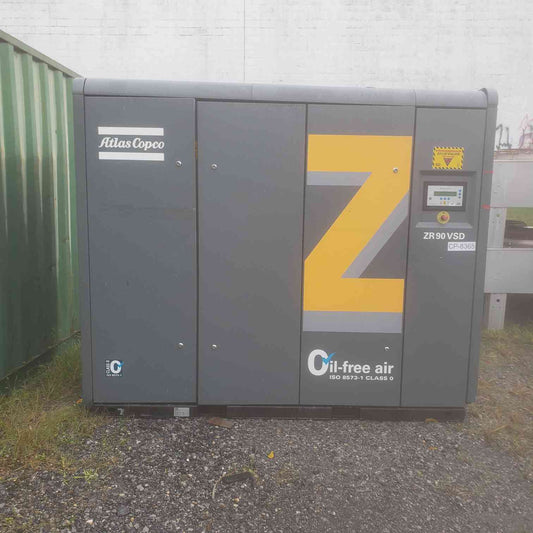 Atlas Copco ZR90 VSD Oil-Free Rotary Screw Air Compressor 2012