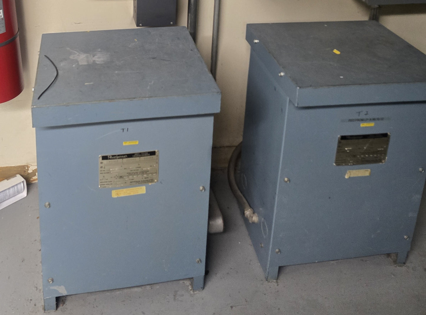 Jefferson Electric 75 kVA Dry-Type Transformer 480V to 208Y/120V 3PH Powerformer