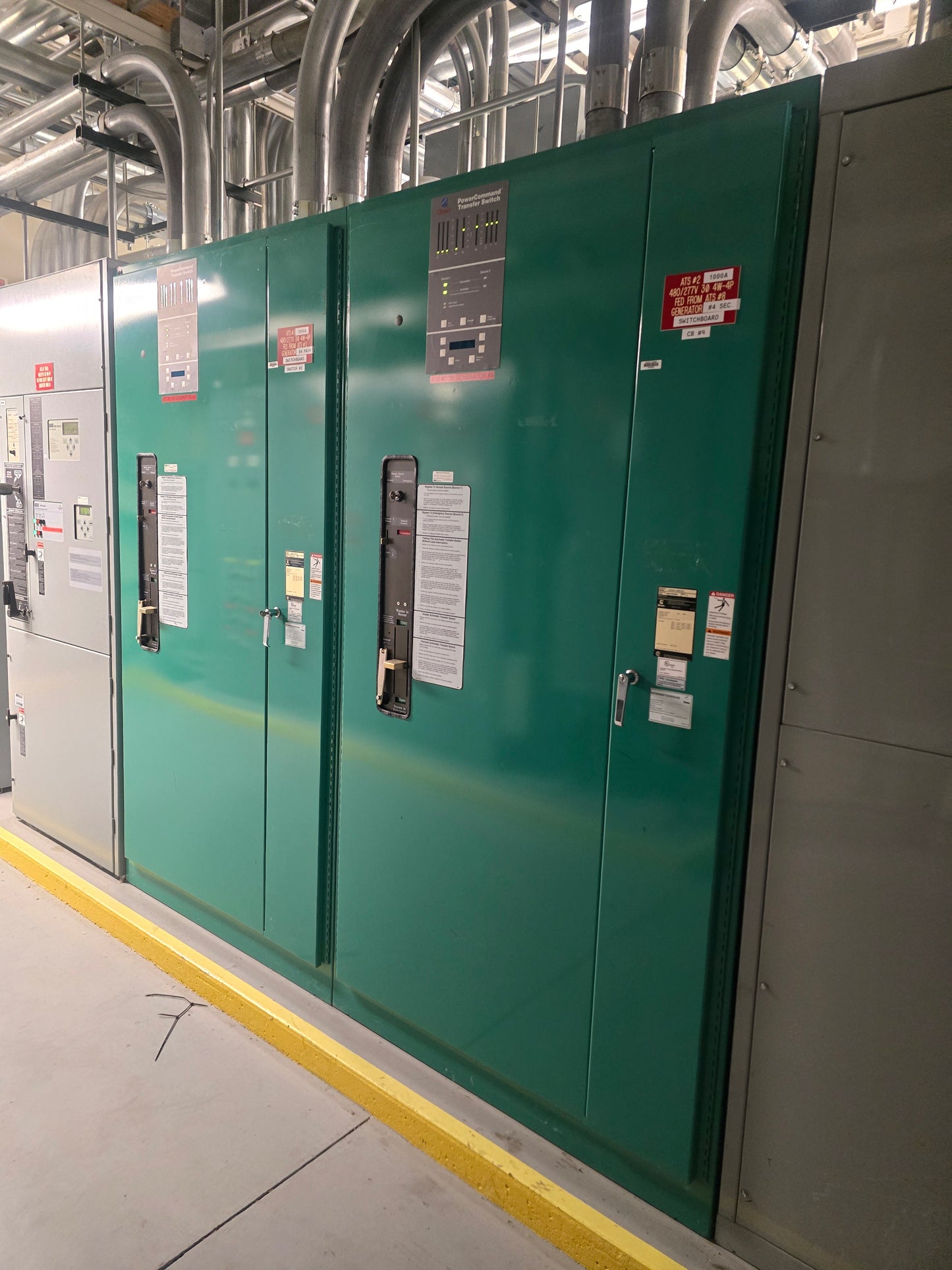 Cummins Onan BTPCD 800 Amp 480V 4 Pole Automatic Transfer Switch PowerCommand