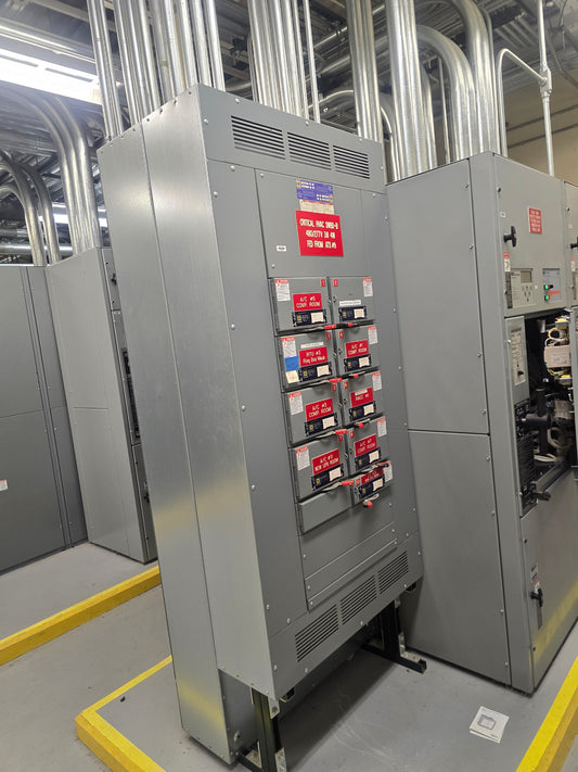 Square D QMB 600 Amp 480Y/277V 3 Phase Fusible Switch Panelboard Distribution