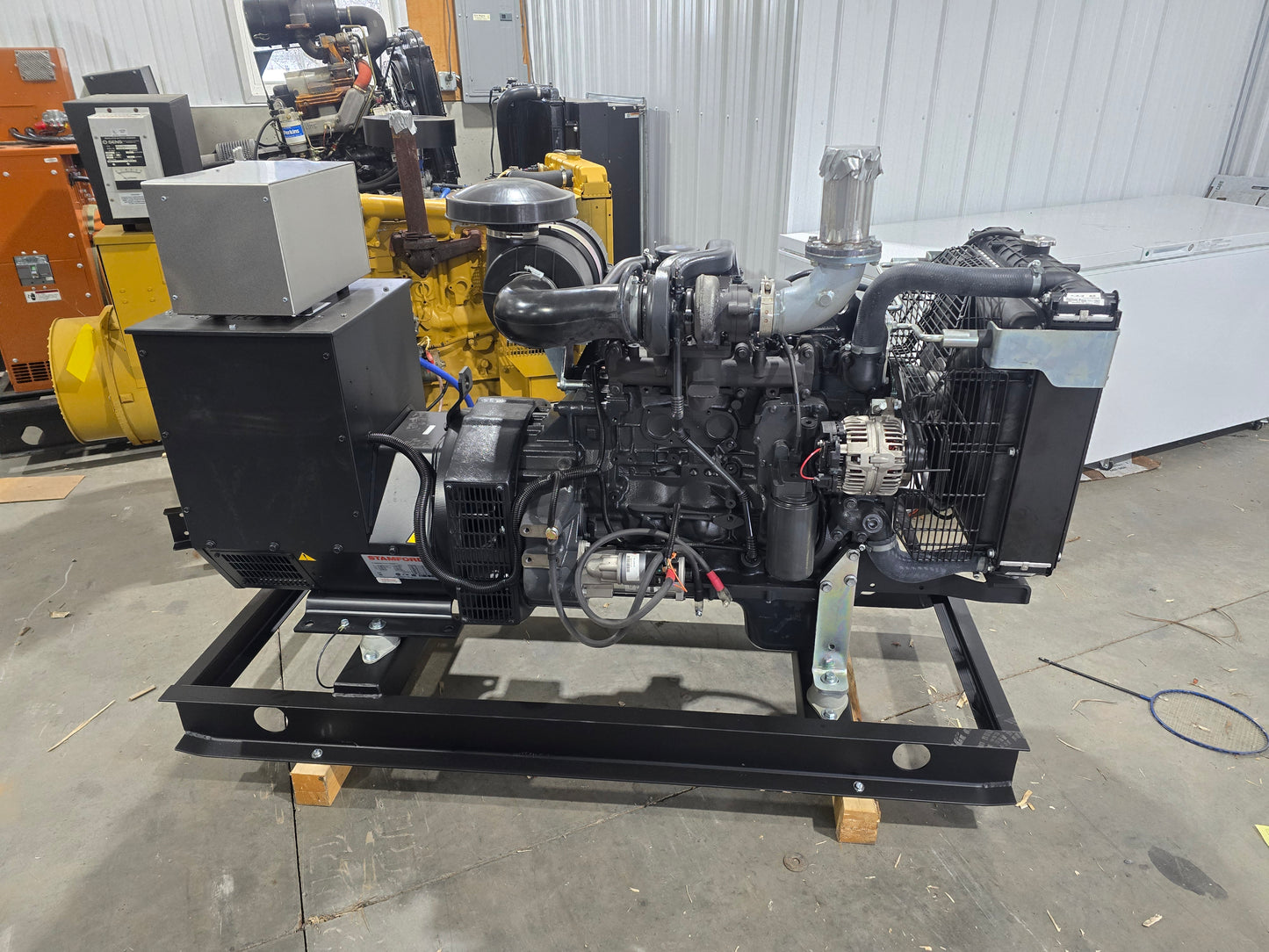 60KW NEW FPT Powered Open Skid Generator TIER 3