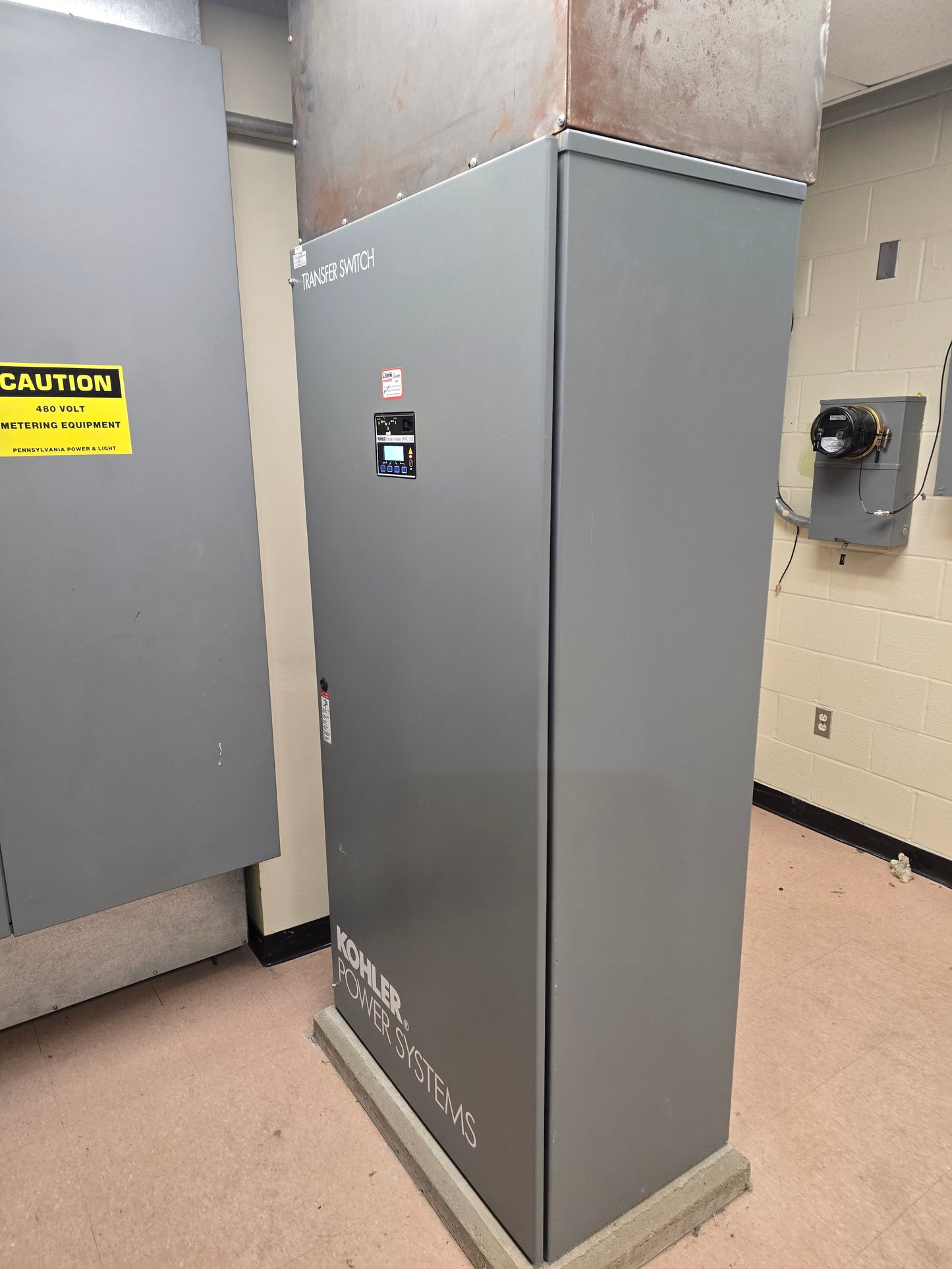 Kohler 800A 480V Automatic Transfer Switch ATS KSS-DMVA-0800S MPAC 1500 3Ph 4P