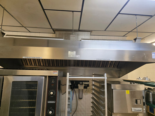 Air Systems 6ft Commercial Stainless Steel Exhaust Hood - Type I Grease Hood