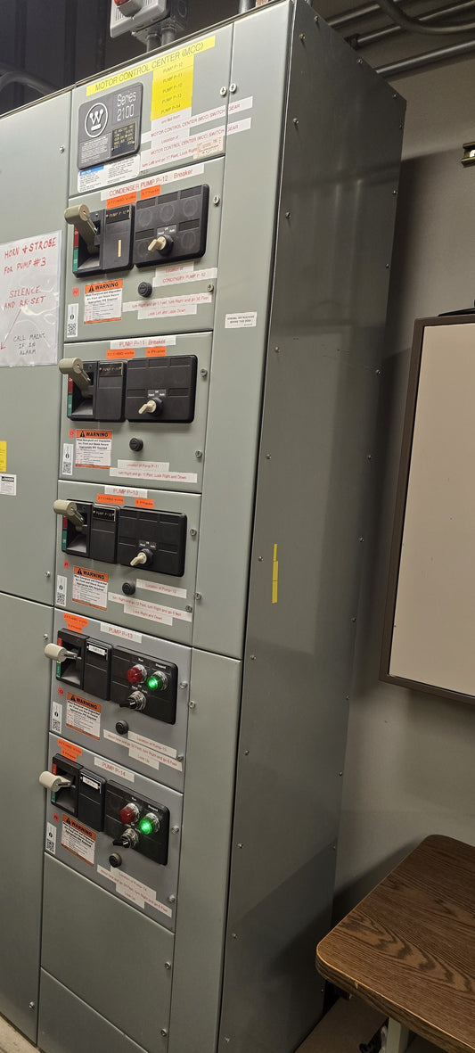 Westinghouse Freedom 2100 MCC Motor Control Center 1200A 480V 3PH 5 Switch