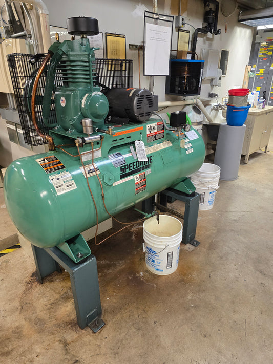 Speedaire 5HP 80 Gallon Air Compressor 230/460V 3-Phase 16.5 CFM 175 PSI