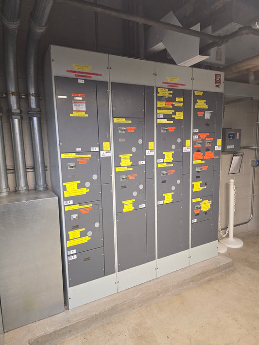 Westinghouse 1200A 480V 3PH Sub-Distribution Switchboard Panelboard 3-Pole