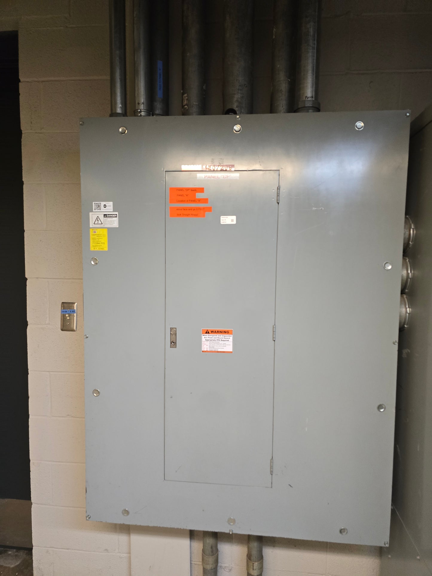 Westinghouse PRL1 Panelboard 1200A Main Breaker 120/208V 3PH 4W NC-Frame