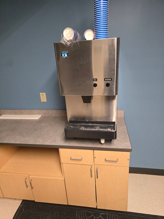 Hoshizaki DCM-270BAH Countertop Ice Maker and Water Dispenser Nugget Style 115V Stainless Steel Commercial