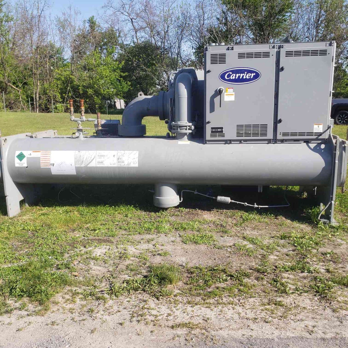 Carrier Evergreen 300 Ton 350 Ton 460V 3PH 60Hz 277A Chiller 19XRV3537337KBH64 (SKU: 113185)