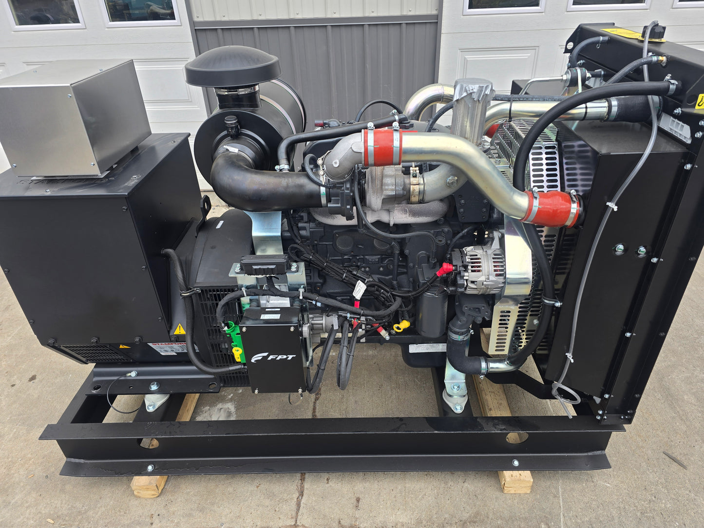 100KW NEW FPT Powered Open Skid Diesel Generator TIER 3