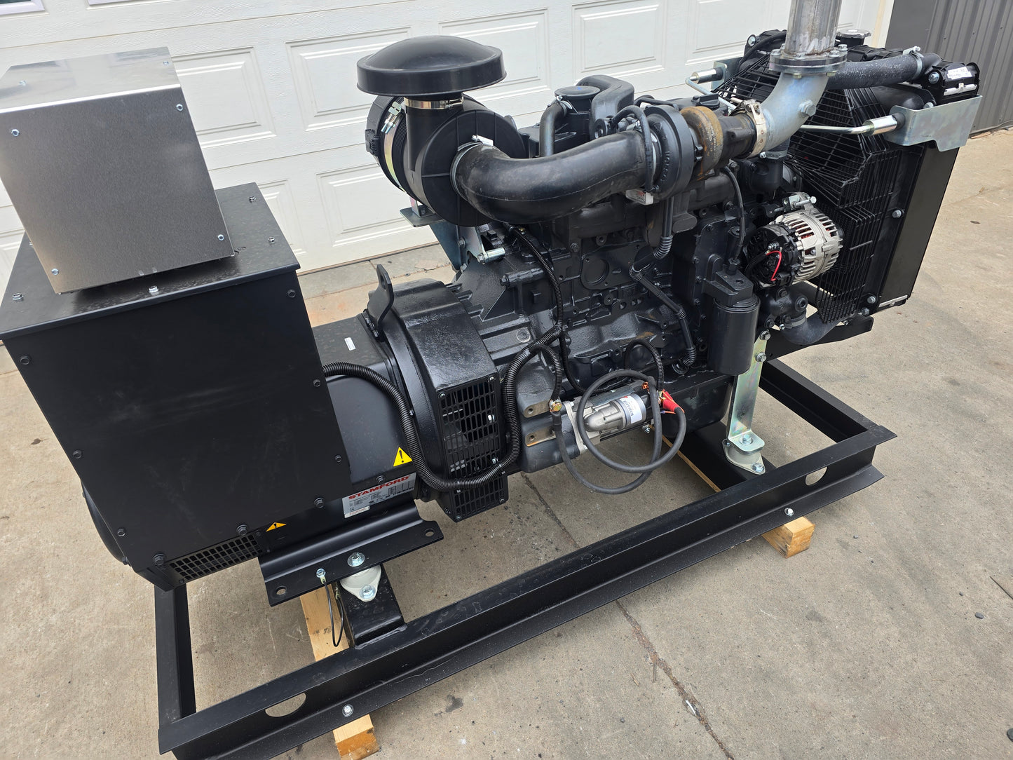 45KW NEW FPT Powered Open Skid Diesel Generator TIER 3