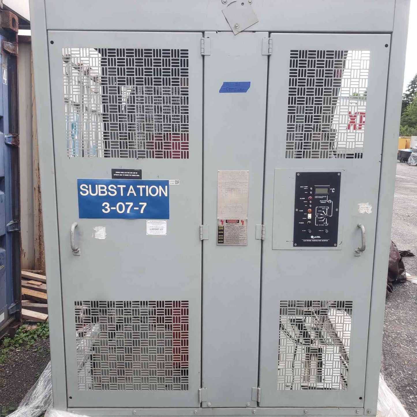 Westinghouse 1000 kVA Substation Transformer 13.8kV to 480V 2000A Switchboard Panel