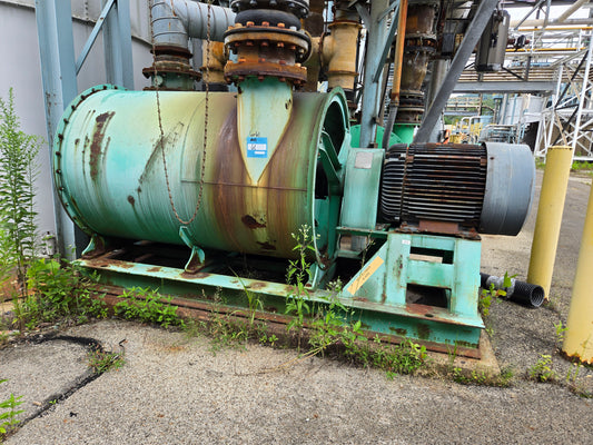 Spencer Turbine Centrifugal Blower Vacuum 150HP Reliance Motor 460V 3 Ph 445TS