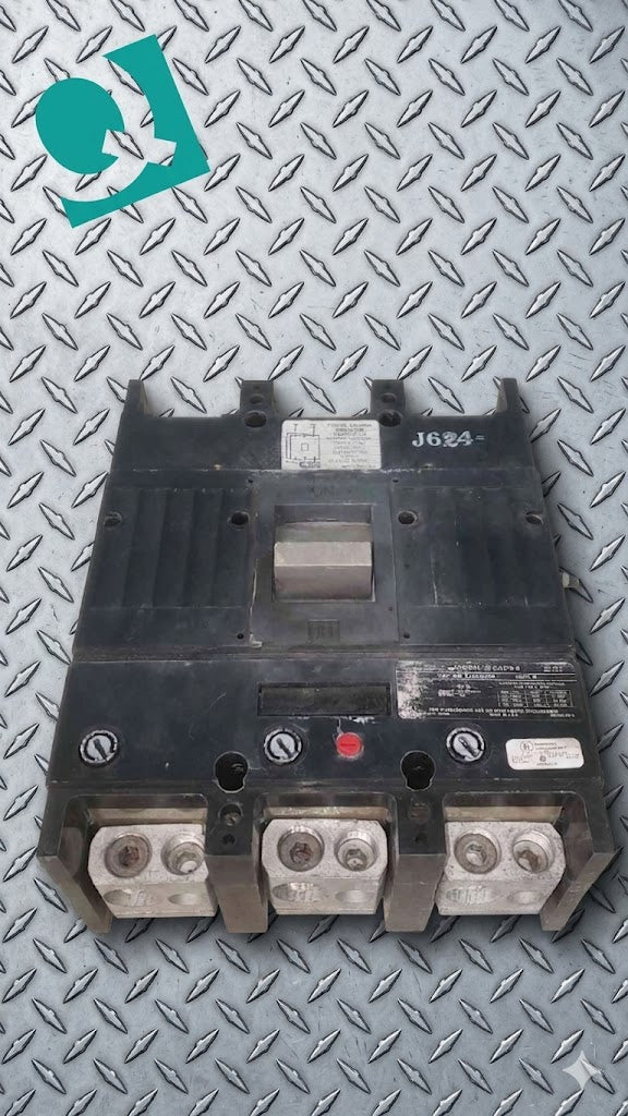 GE TJJ436400 3-Pole Circuit Breaker 400A 600V with 24V-250V Shunt Trip & Lugs (SKU: 113120)
