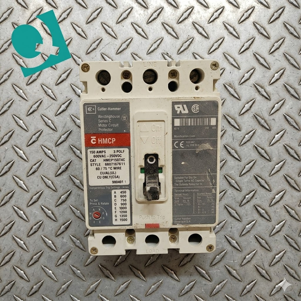 Cutler-Hammer 3 Pole Circuit Breaker 150A 600VAC-250VDC HMCP150T4C (109399)