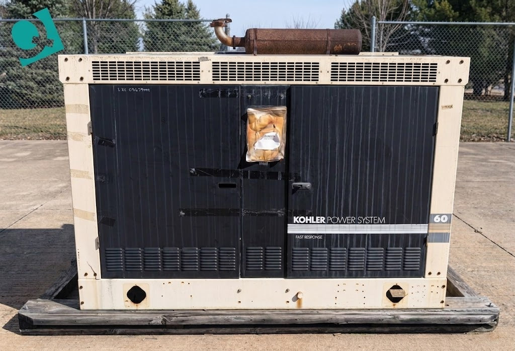 Kohler 60RZG 57kW 60KW LP Nat Gas Generator 1&3PH Standby GM 5.7L TESTED
