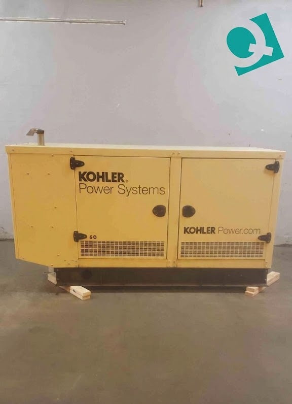 54KW 60KW KOHLER 60REZGB PSI 5.7L 1PH LP Nat Gas Generator 4418Hrs '16 TESTED (SKU: 110406)