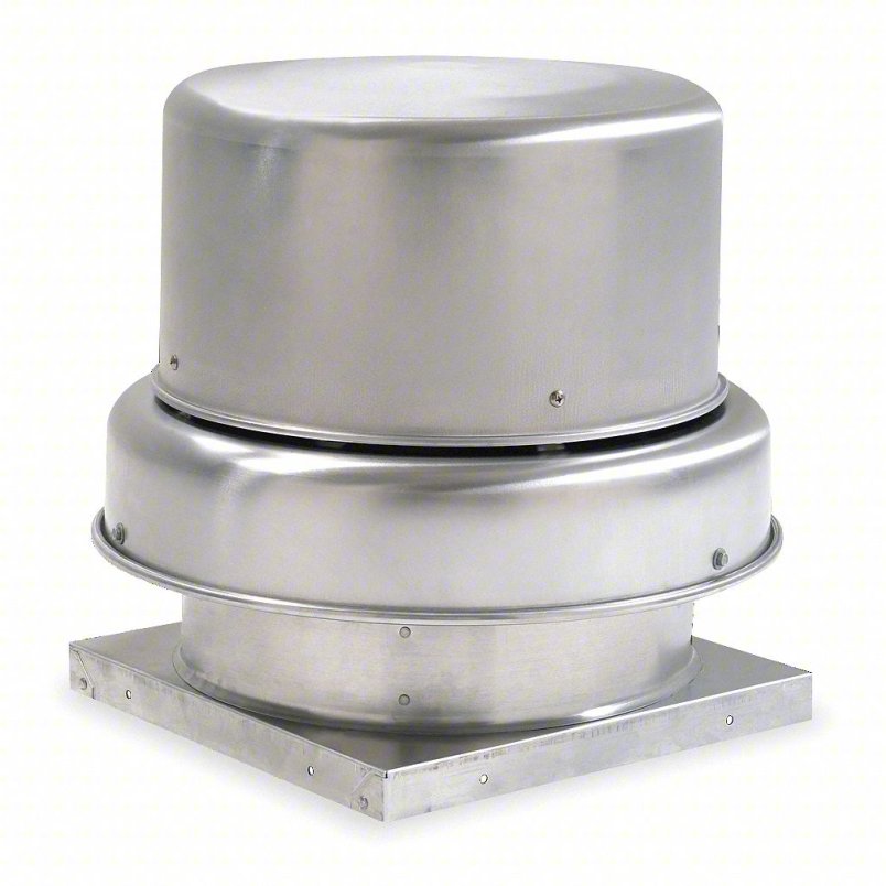 Blower for 6' Fume Hood Centrifugal Upblast Roof Exhaust Fan: Direct Drive, Includes Drive Pack, 11 in Wheel, 1,468 cfm, ODP