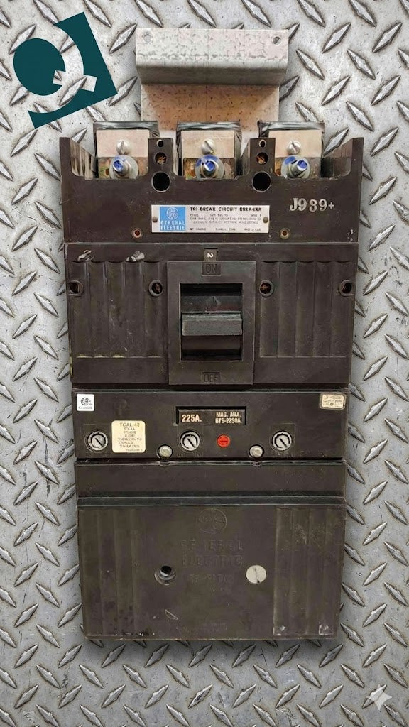 225A GE TriBreak Circuit Breaker TB 48F 3 Pole 600VAC(103406)