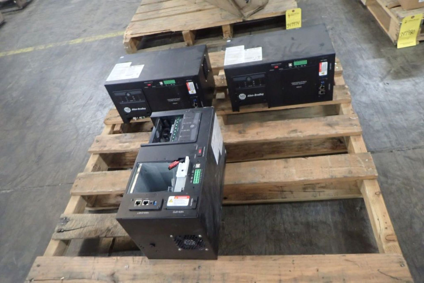 Lot of 3 Allen Bradley Power Supplies Cat No. 1609-D1500N, 120V, 13A, 1PH