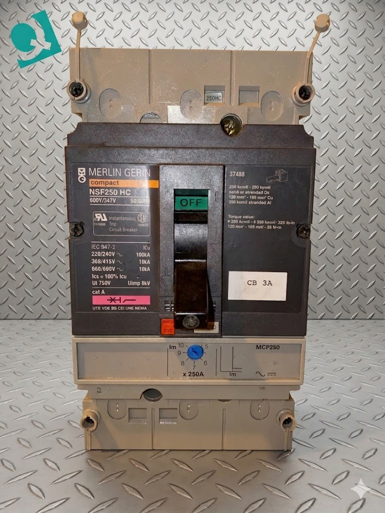 250A Circuit Breaker Merlin Gerin NSF250 HC(S6LLST1377)
