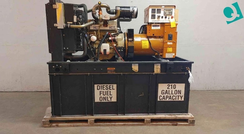 60KW Generac Generator John Deere Diesel 1Ph 1649Hrs TESTED (109030)