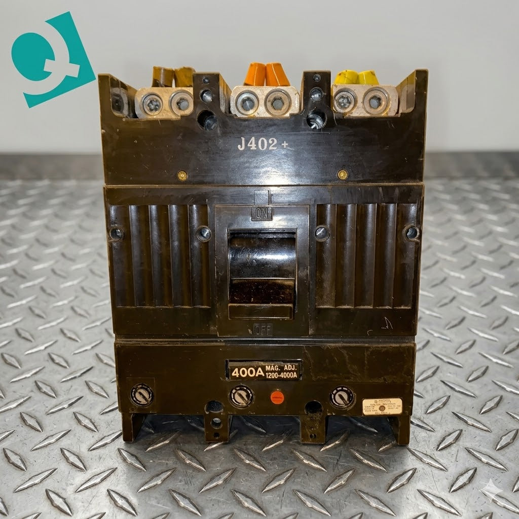 400A GE LL9119 3 Pole 6 Lug Circuit Breaker(S6LLST1384)
