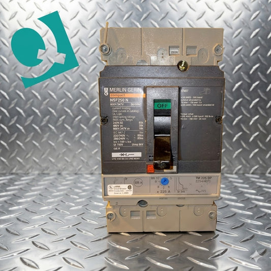 MERLIN GERIN, NSF250 N, 225A (S6LLST1303)(S6LLST1303)
