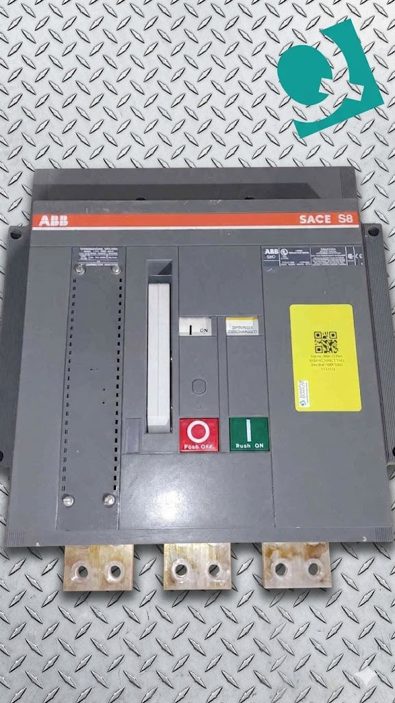 ABB 2500A 600VAC/VDC 3 Pole Breaker S8D (SKU: 111016)
