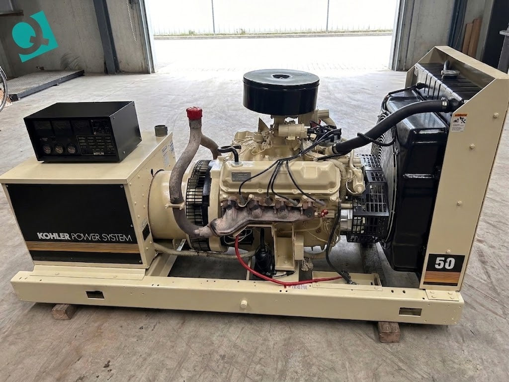 50KW Kohler Generator 778 Hrs Natural Gas/LP 3PH 50RZ282 TESTE