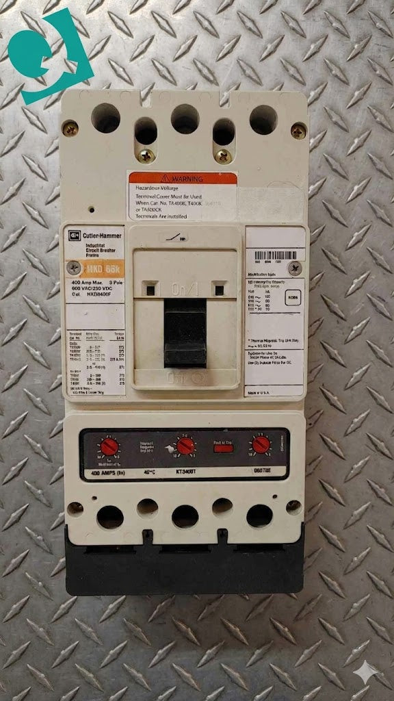 Cutler-Hammer Circuit Breaker 400A 600VAC 250VDC HKD3400F (108854)