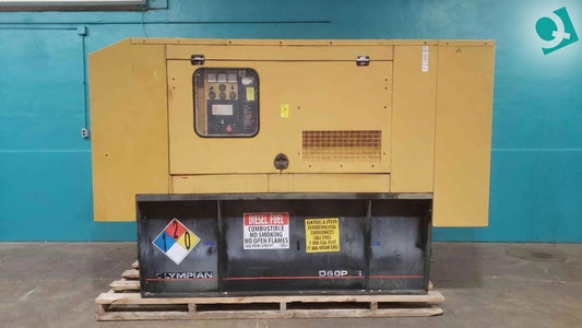 Caterpillar Olympian D60P4S 60kW Diesel Generator 634 Hrs 1ph 120/240V TESTED (SKU: 113311)