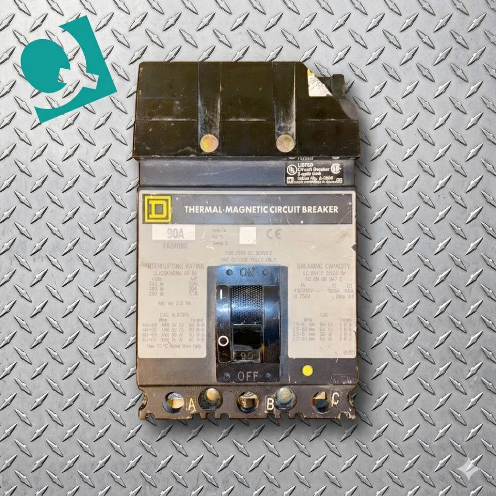 Square D, FA34090, 90A Breaker(S6LLST1563)