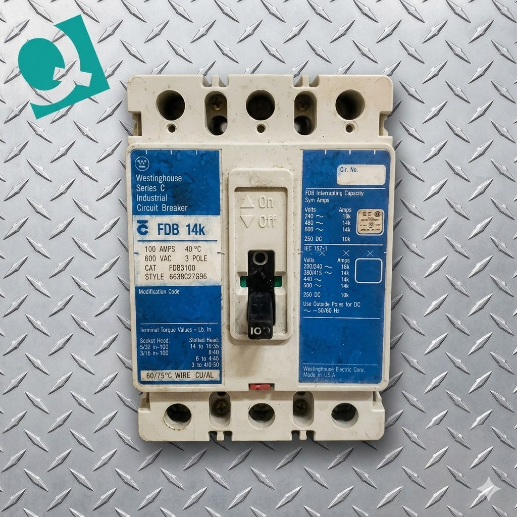 Westinghouse Motor Circuit Breaker Protector 100A 3 POLE 600VAC (SKU: 110210)