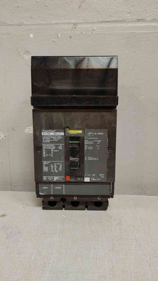 Square D PowerPact 100A Breaker HJA36100 (SKU: 104581)(104581)