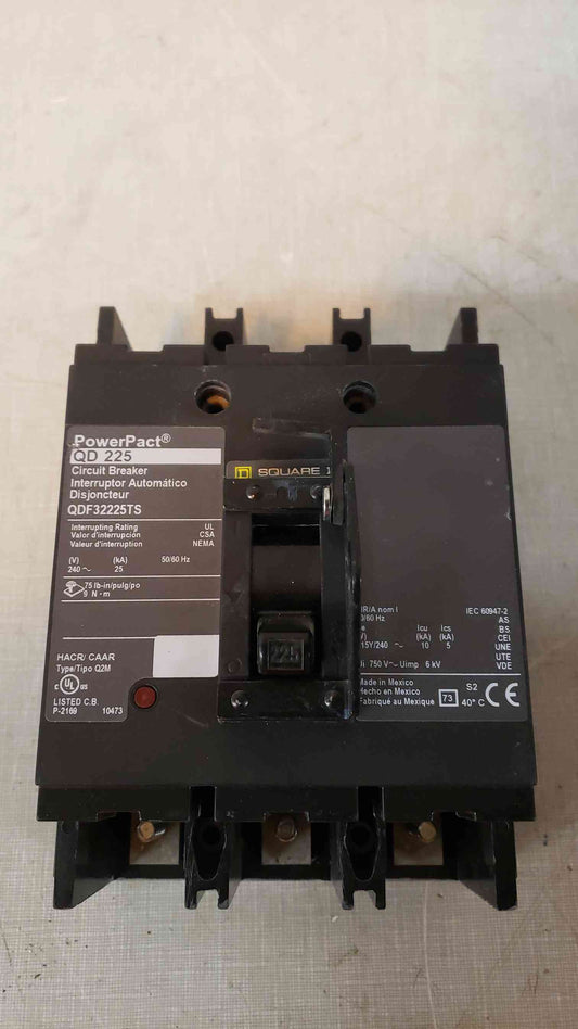 *Pickup Only* lot of 2 Square D 225A 3 Pole Breaker QDF32225TS (SKU: 104733)(104733)