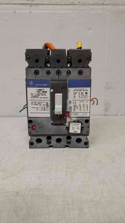 General Electric Spectra RMS 150A 3 Pole Breaker 600VAC(104786)