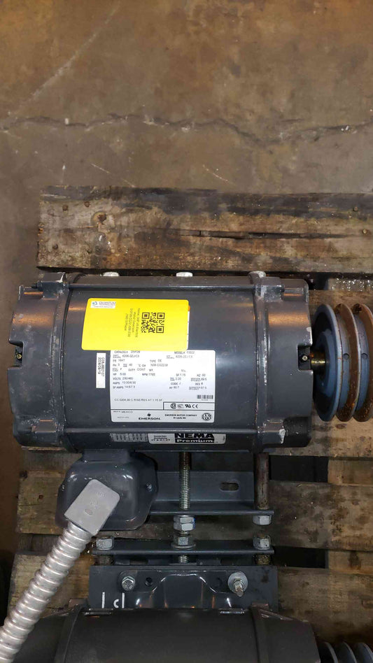 5HP US Electric Motor Emerson D5P2B CG22 208-230/460 3 Phase