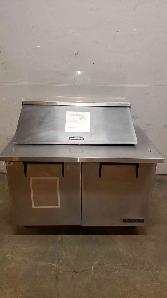 True Stainless Refrigerated Prep Table TSSU-48-18M-B TESTED (SKU: 106626)