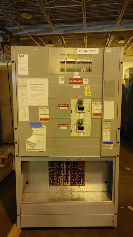 Eaton Pow-R-Line Switchboard 480VDC 3W 3PH 1200A 2x N1200K Breaker